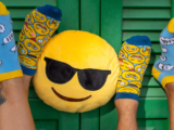 kolorowe stopki nie do pary damskie