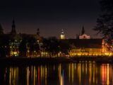 hotele Wrocław - miejski krajobraz nocą